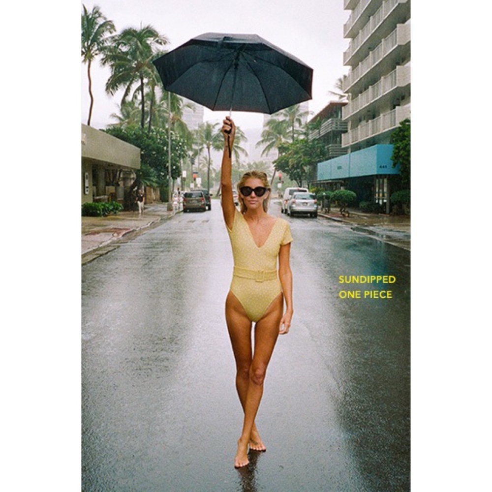 Billabong x Salty Blonde Sundipped One Piece Belted Swimsuit - Picture 6 of 15